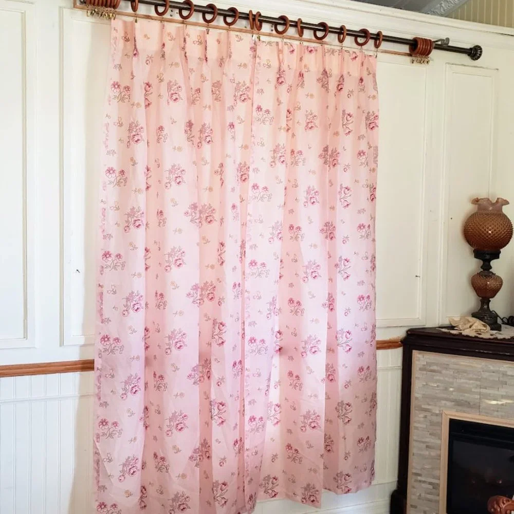 Vintage curtain panels